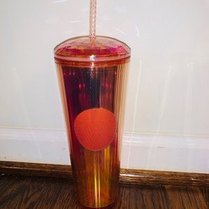 Starbucks orange iridescent tumbler
